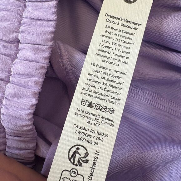 Lululemon Athletic Hotty Hot HR Lined Shorts 4” Lilac Breeze NWT Women’s Size 6 - Picture 9 of 9